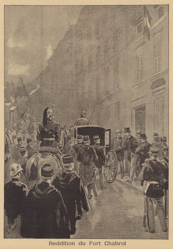 Overgivelsen av Fort Chabrol av after Oswaldo Tofani
