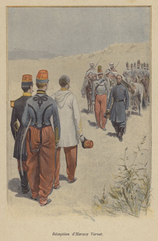 Mottakelsen av Horace Vernet av after Paris