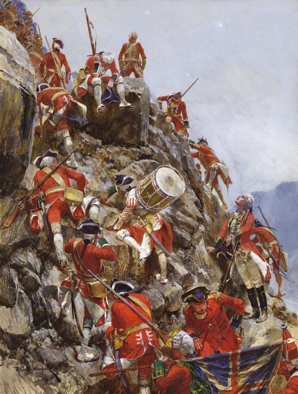 Skalering av Abrahams høyder av after Richard Caton II Woodville