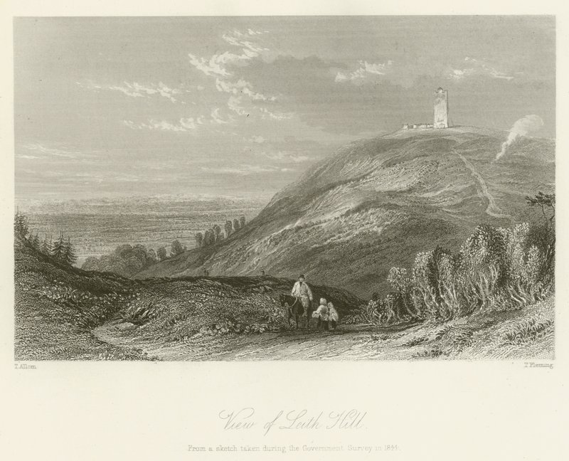 Utsikt over Leith Hill av after Thomas Allom