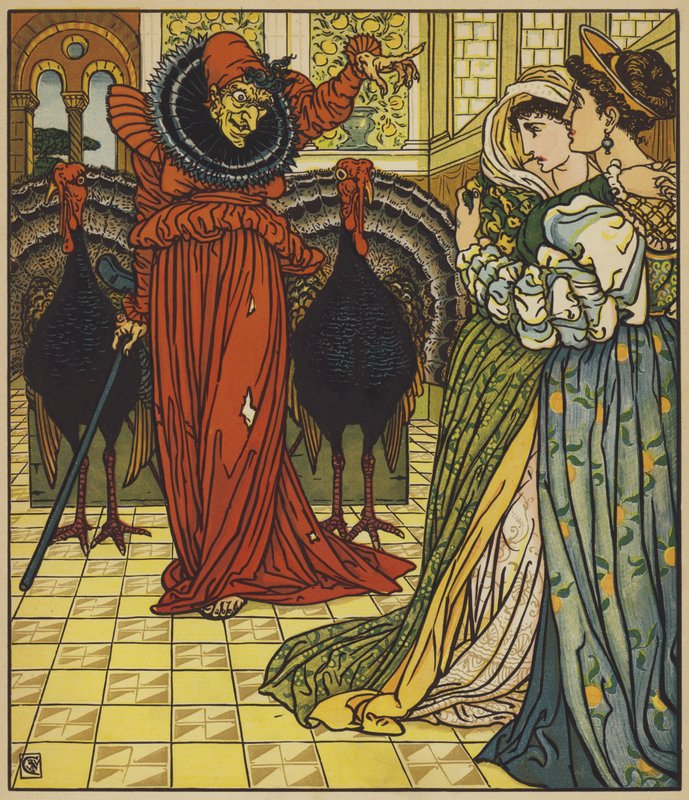 Utseendet til ørkenens fe av after Walter Crane