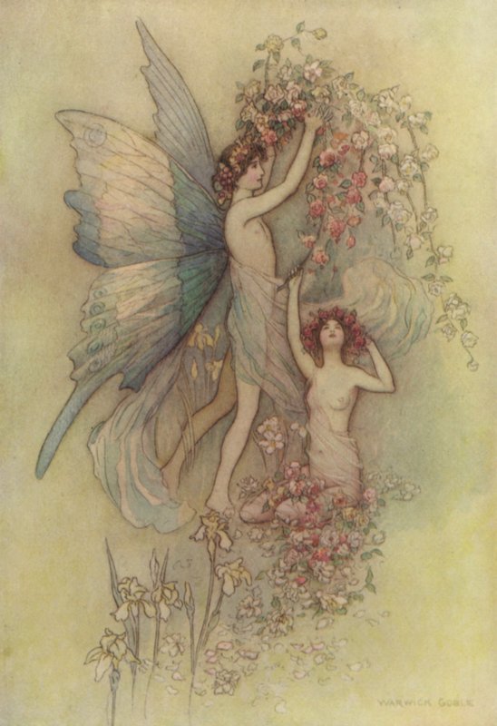 Geoffrey Chaucer, hertuginnens bok av after Warwick Goble