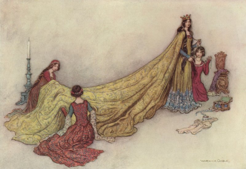 Geoffrey Chaucer, The Clerks Tale av after Warwick Goble