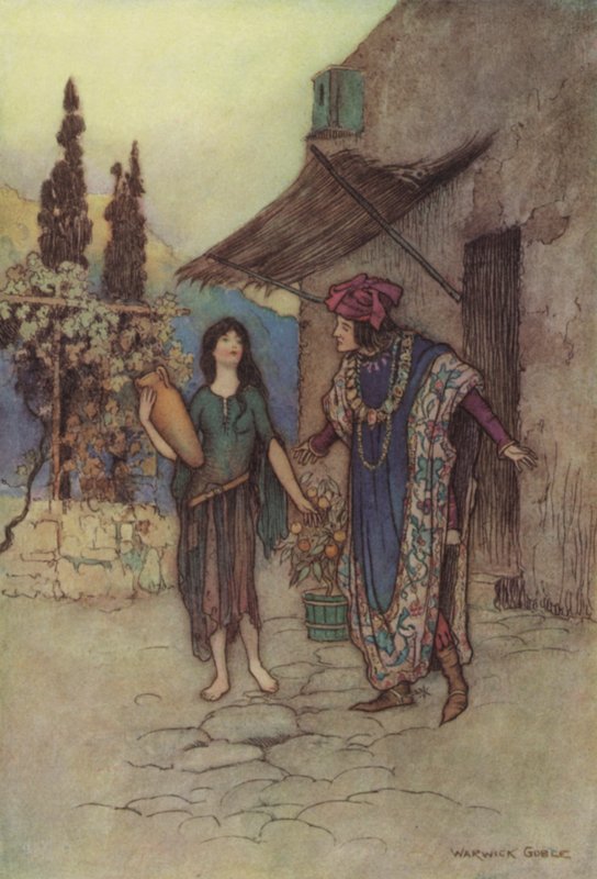 Geoffrey Chaucer, The Clerks Tale av after Warwick Goble