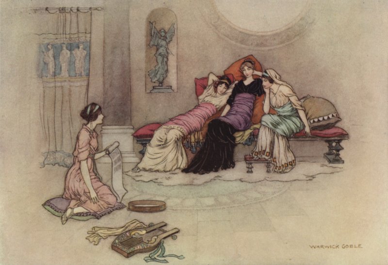 Geoffrey Chaucer, Troilus og Criseyde av after Warwick Goble