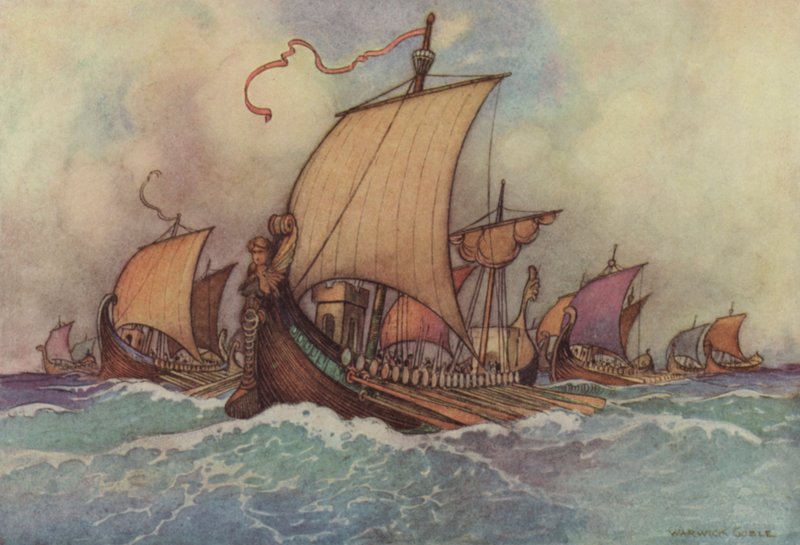 Geoffrey Chaucer, Troilus og Criseyde av after Warwick Goble