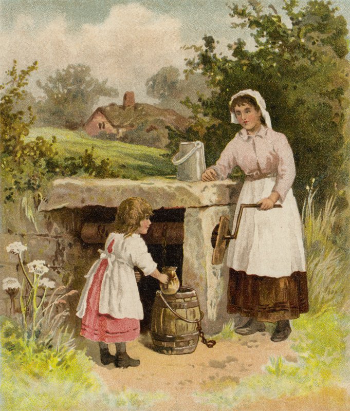 Landsbybrønnen av after William Henry James Boot