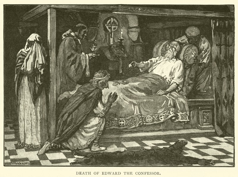 Edward Bekjennerens død av after William Henry Margetson