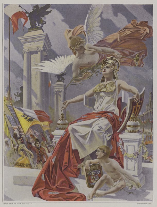 Verdensutstilling 1900, Paris av after William de Leftwich Dodge