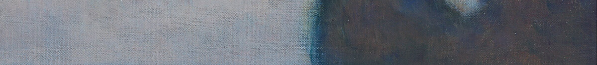 Attersee (Gustav Klimt), Detail: Dunkle Felsklippe