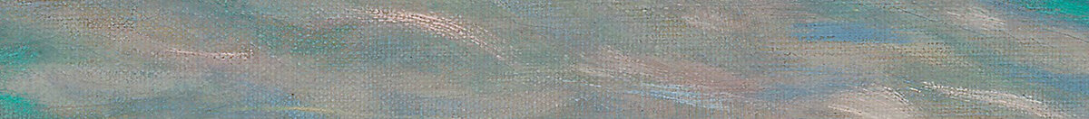 Attersee (Gustav Klimt), Detail: Spiegelnde Wellenkämme