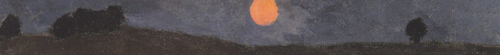 Månen over landskapet (Paula Modersohn Becker)
