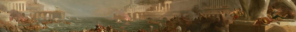 Ødeleggelsen av et imperium (Thomas Cole)