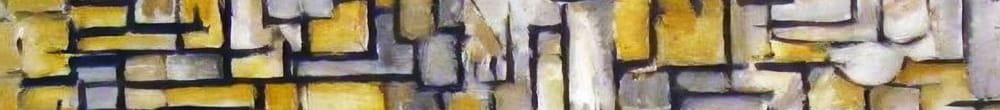 Komposisjon nr. VII, 1913. av Piet Mondrian 1872 – 1944 (Piet Mondrian)