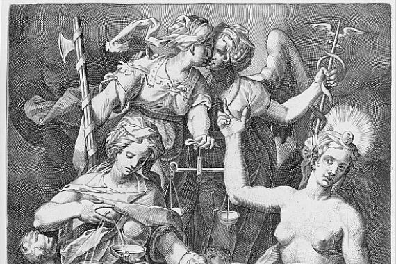 After Agostino Carracci.