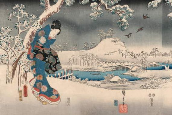 Ando or Utagawa and Toyokuni Utagawa III Hiroshige
