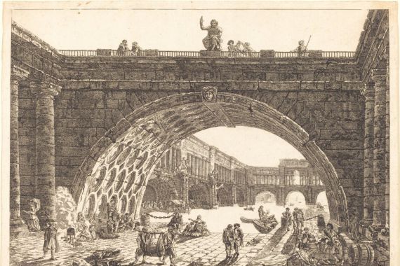 Carl Wilhelm Weisbrod after Hubert Robert