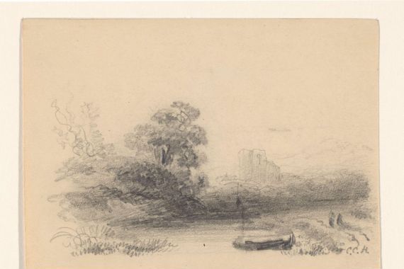 Constantinus Cornelis Huysmans (signed by artist)