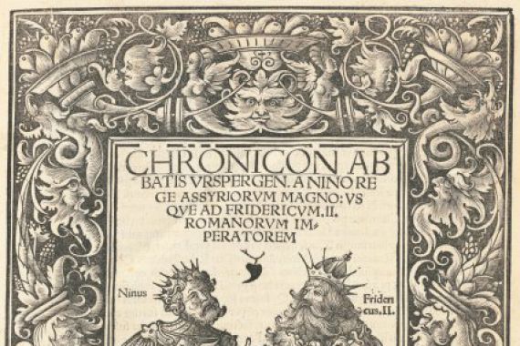 Daniel Hopfer and Burchardus Biberacensis, Provost of Ursperg
