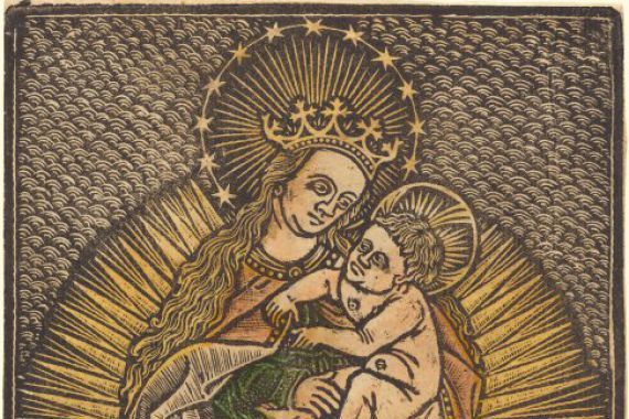 German 15th Century or Master of the Meshed Background
