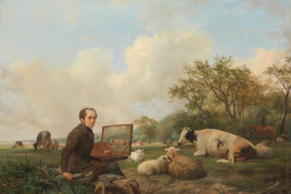 Hendrikus van de Sande Bakhuyzen (signed by artist)