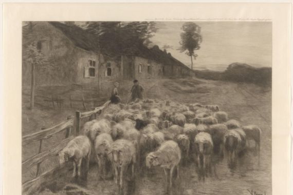 Herman Johannes van der Weele (signed by artist)