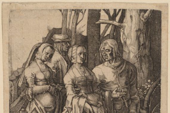 Hieronymus Wierix after Lucas van Leyden