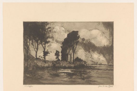 Jan C. van der Ven (signed by artist)