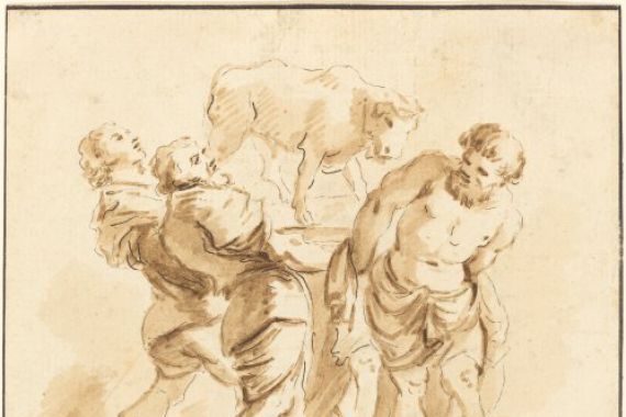 Jean Claude Richard de Saint Non after Jean Honoré Fragonard after Jacopo Tintoretto
