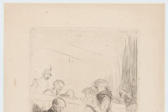 Jean Louis Forain (signed by artist)