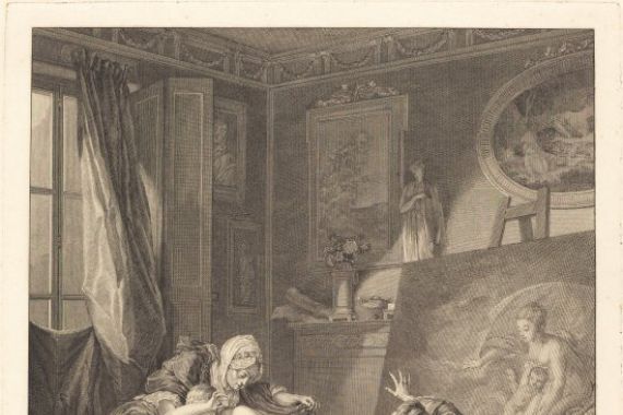 Jean Michel Moreau and Jean Baptiste Blaise Simonet after Pierre Antoine Baudouin