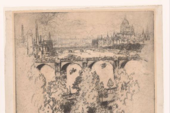 Joseph Pennell (signed by artist)