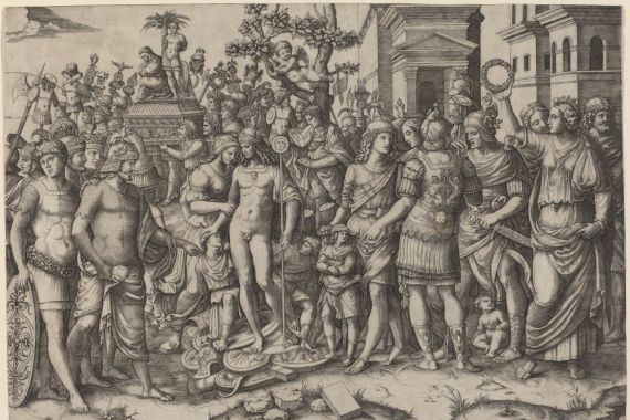 Marcantonio Raimondi, after Jacopo Ripanda