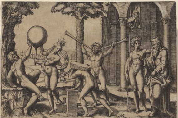 Marcantonio Raimondi after Baccio Bandinelli