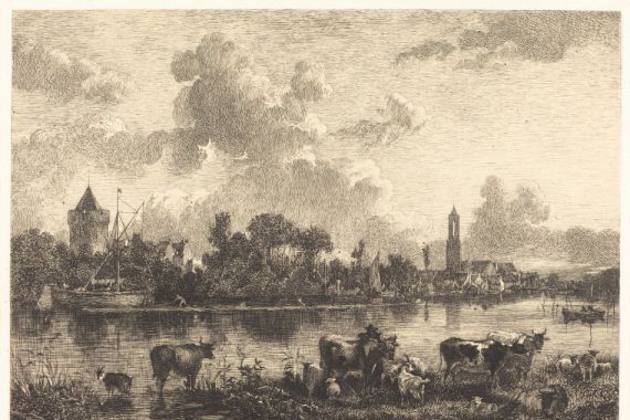 Maxime Lalanne after Nicolaes Pietersz Berchem