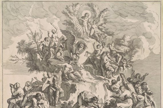 Miguel de Sorellò, after Pierre Parrocel, after Michelangelo Specchi