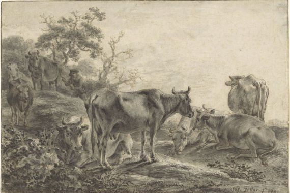 Paulus Potter (signed by artist)