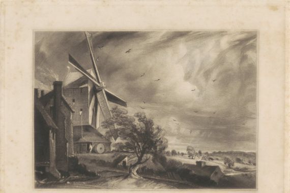 Print made by David Lucas