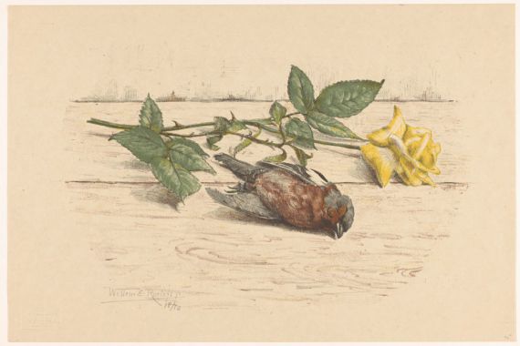 Willem Roelofs (II) (signed by artist)