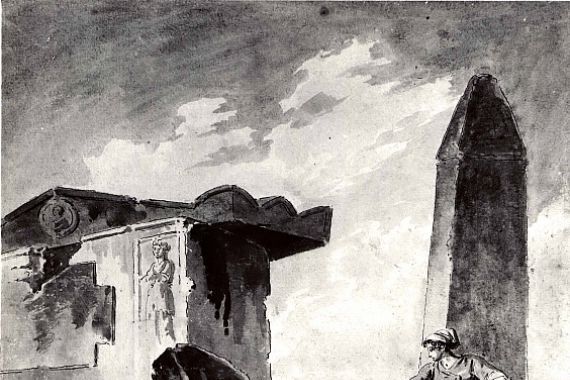 copy after Hubert Robert.