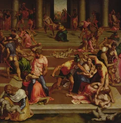 Massacre of the Innocents (tempera på panel)