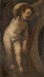 A Standing Putto, ca. 1548-88 (olje på lerret)