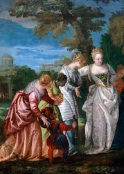 Mose reddet fra vann av Paolo Veronese (1528-1588)