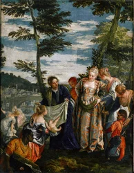 Funnet av Moses, ca. 1580