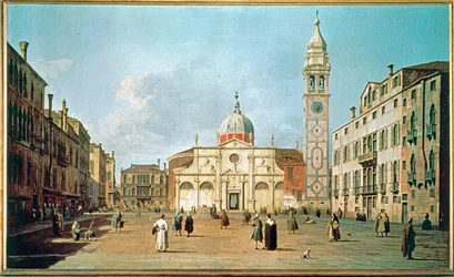 Campo Santa Maria Formosa (olje på lerret)