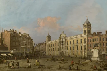 London, utsikt over Northumberland House, østover