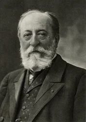 Camille Saint Saens (Saint-Saens) (1835-1921) fransk komponist og organist (s/hvitt foto)