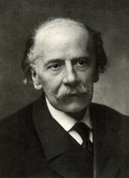 Jules (Emile Frederic) Massenet (1842-1912). Fransk komponist (s/hvitt bilde)