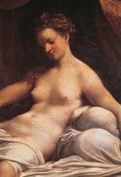 Danae, ca 1531, av Antonio Allegri, kjent som Correggio (1489-ca 1534), olje på lerret