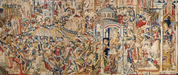 The Trojan War: The Destruction of Troy, ca. 1470 (teppe)